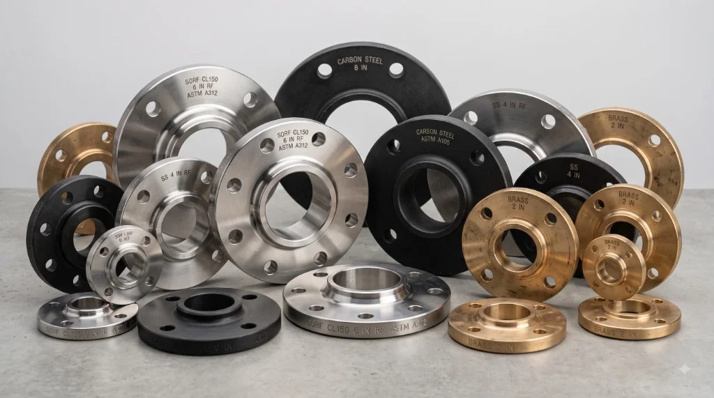 ASME B16.5 Slip-On Raised Face SORF Flanges in Carbon Steel, Stainless Steel and Brass - Steel Mumbai
