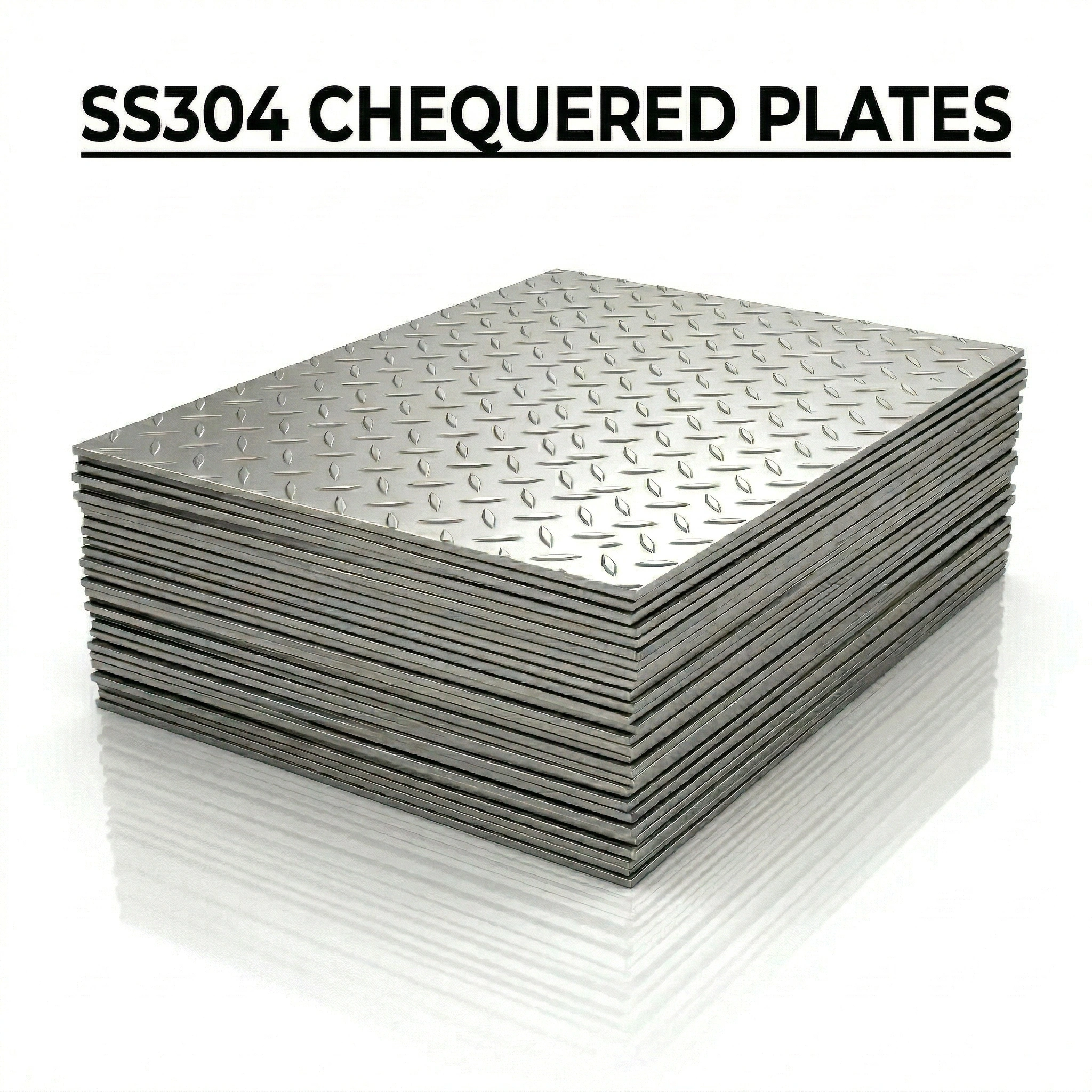SS304 CHEQUERED PLATES IN MUMBAI
